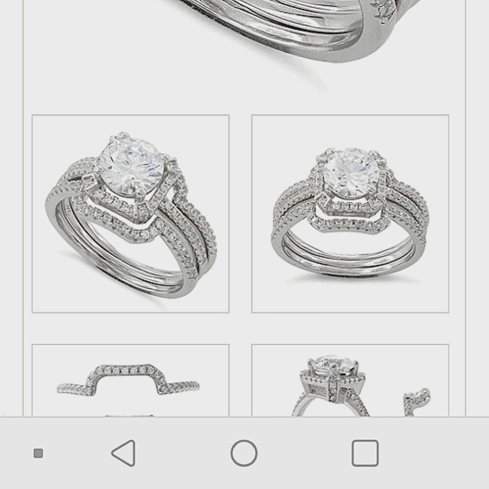 925 sterling silver engagement ring